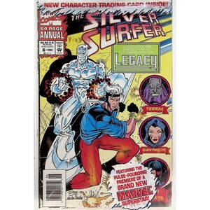 Marvel Comic Silver Surfer Annual #6 1st‎ Legacy Genis-Vell 1993 Sealed Card